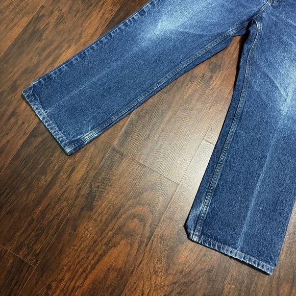 Lee Jeans Classic Dark Wash Blue Men’s Denim Jeans Regular Fit 36 x 30 - Picture 2 of 9